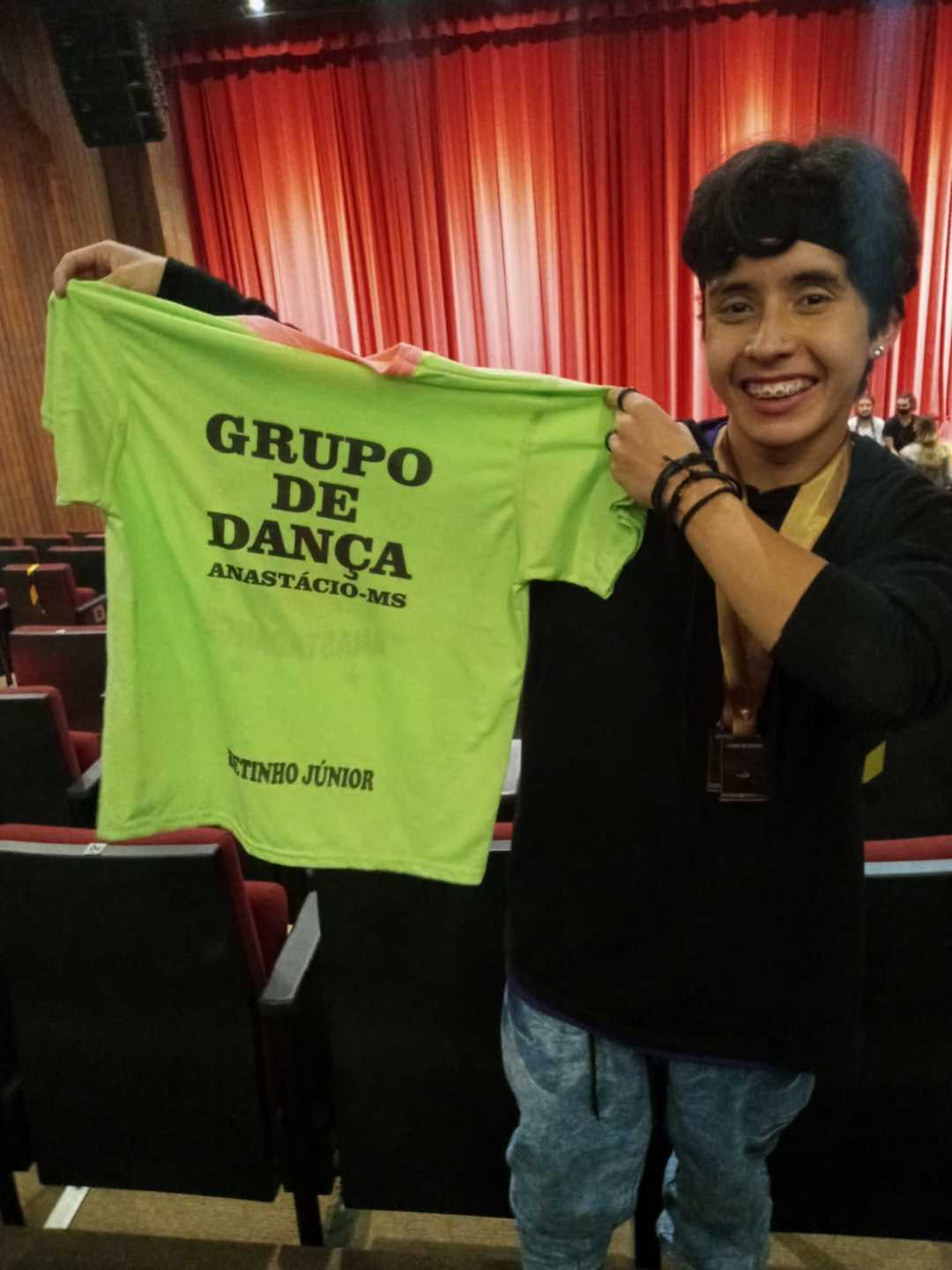 Bentinho faz parte do Grupo de Dança Anastadance