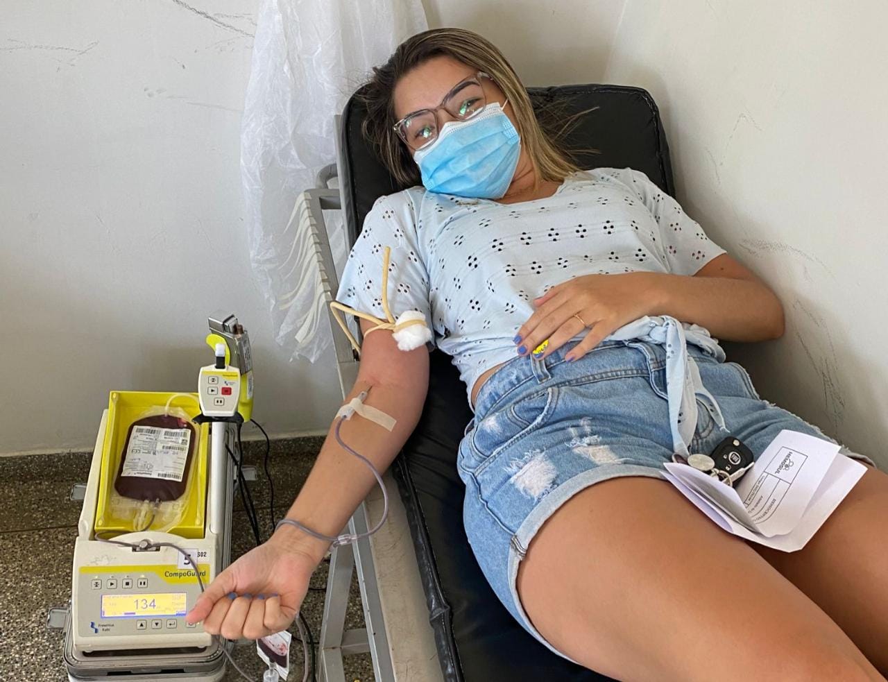 Ana Carla é doadora de sangue e medula e incentiva amigos e familiares 