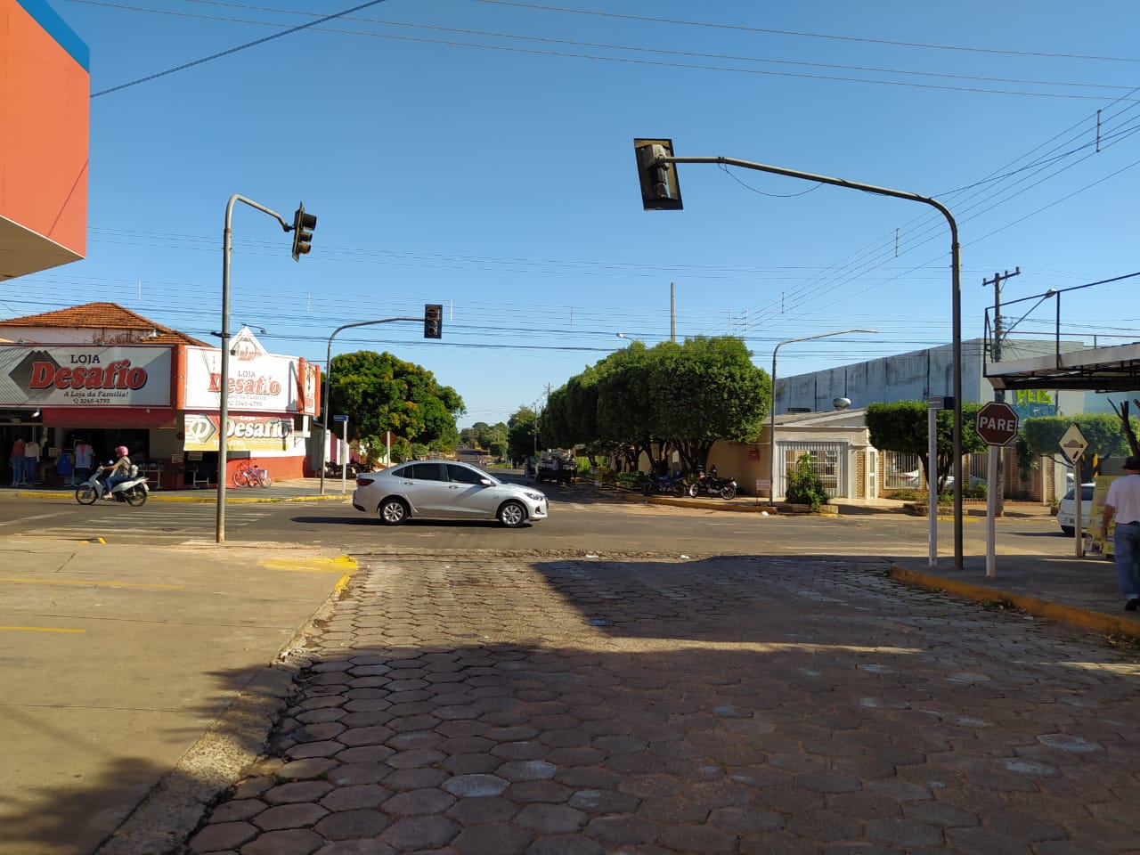 Av Integração com a rua Coronel Ponce