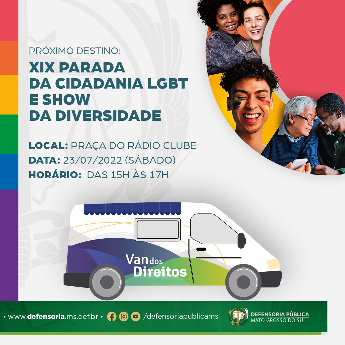 Consulte seus direitos durante a Parada da Cidadania LGBT
