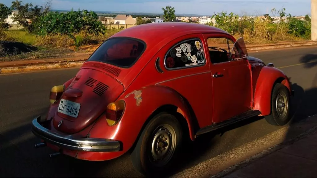 Adesivos no Fusca