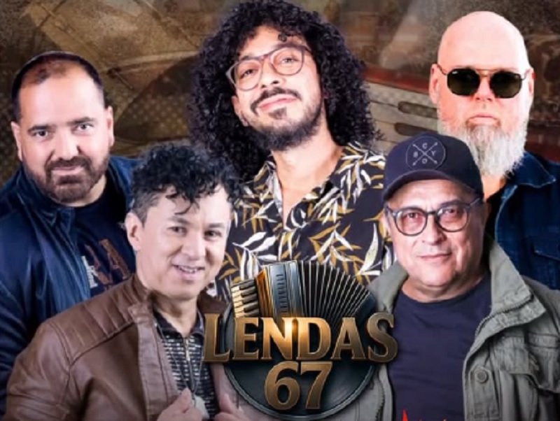 Banda Lendas 67 se apresenta na primeira noite do evento em Anastácio