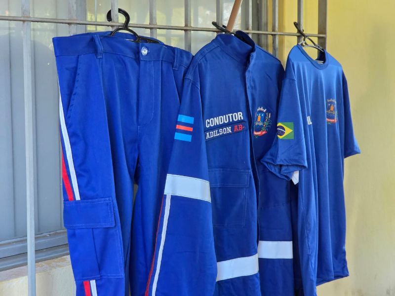 Motoristas plantonistas da Saúde recebem novos uniformes em Anastácio4