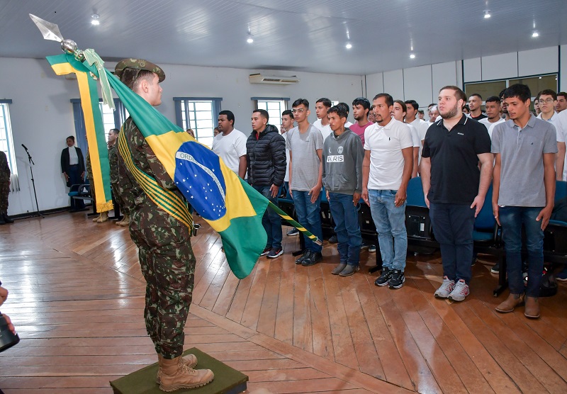9º BE Cmb promove cerimônia de Compromisso à Bandeira em Aquidauana