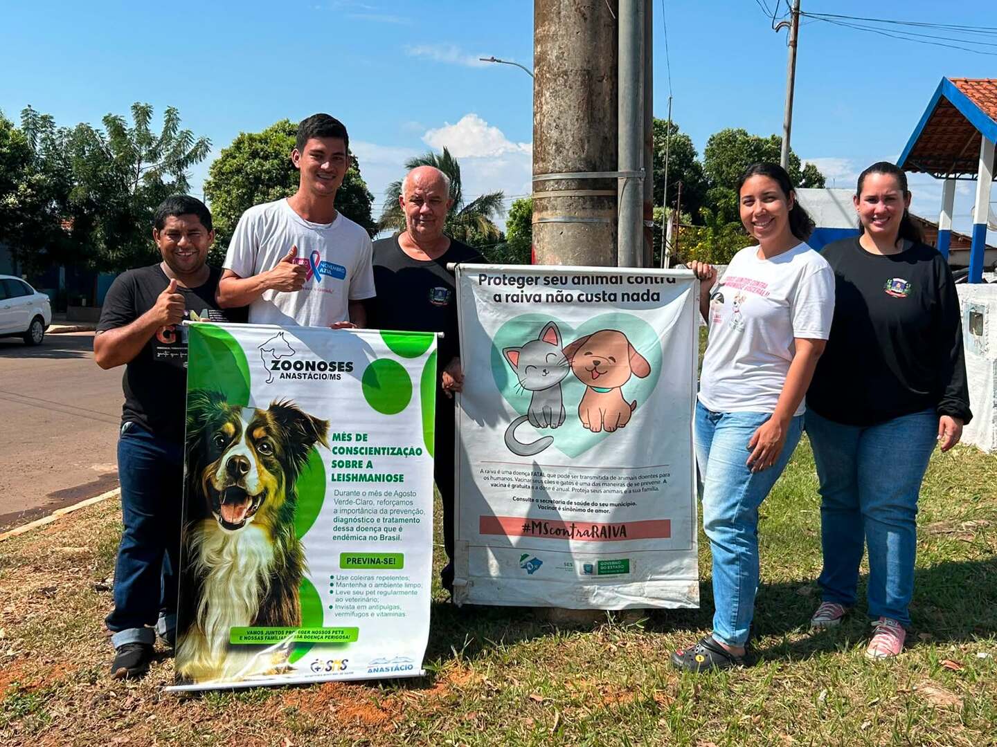 Dia D reforça vacinação contra a raiva e prevenção em Anastácio9