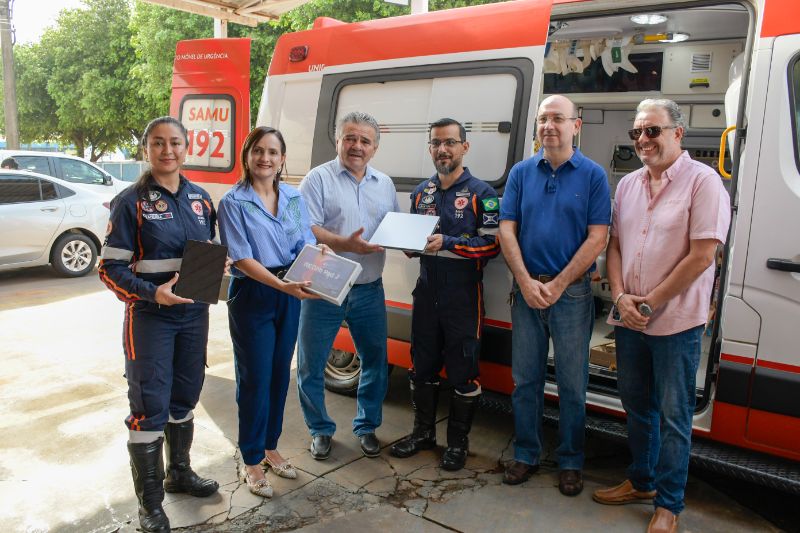 Nova viatura e tecnologia reforçam atendimentos do Samu em Aquidauana